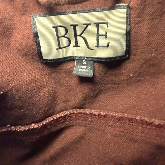 BKE Flyaway Denim Boho Jacket in bitter chocolate size small. - Picture 7 of 9